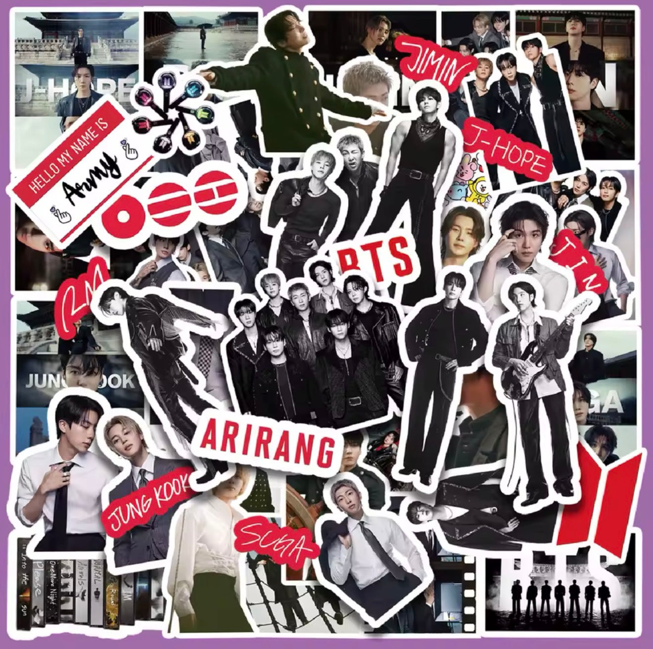 BTS Stickers - 60Pcs