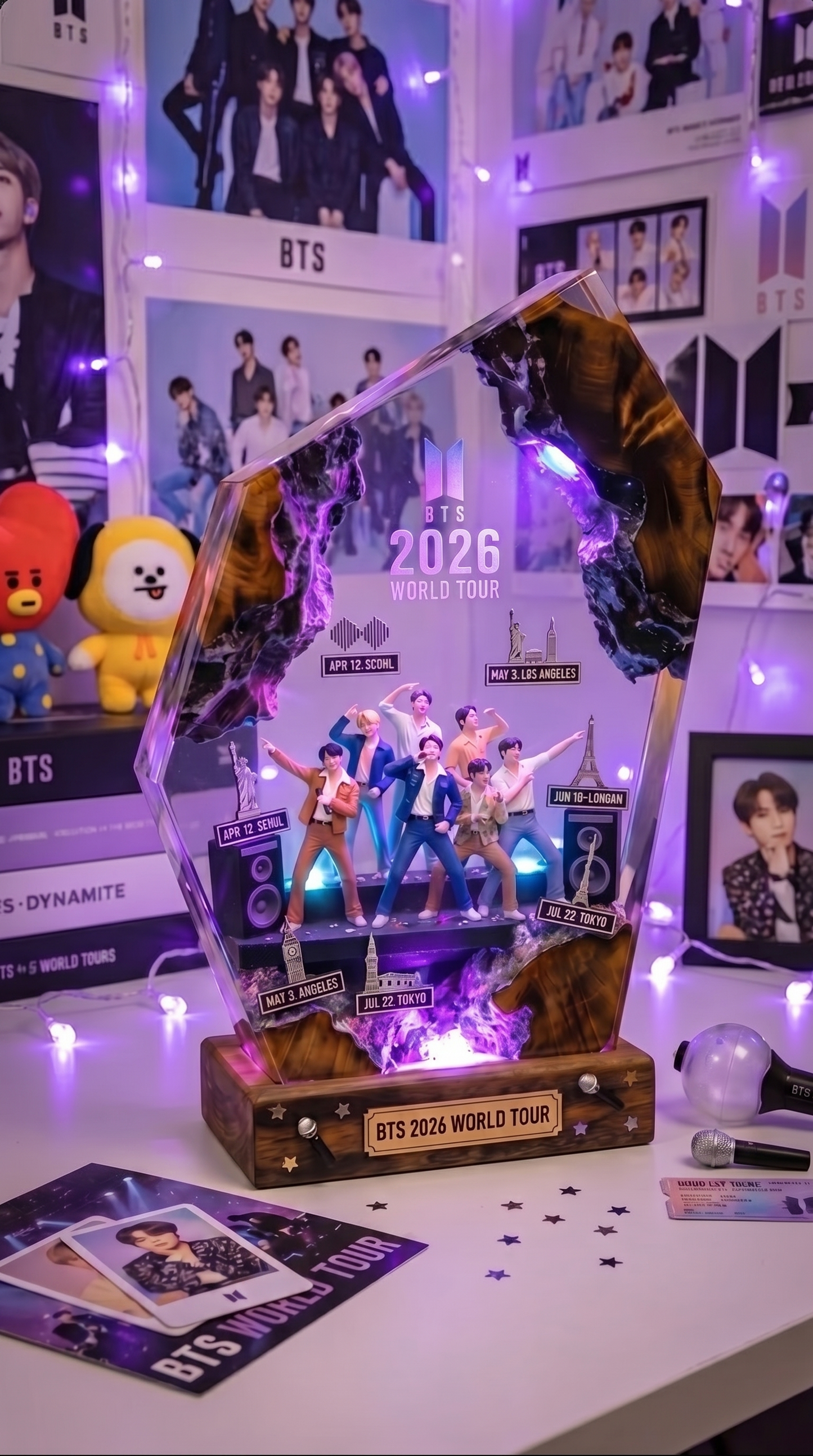 [PRE-ORDER] YukiCrafted: BTS Handmade Lamp